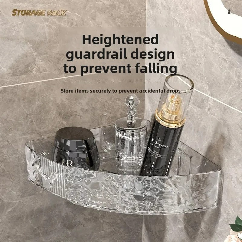 Acrylic Self-Adhesive Bathroom Corner Shelf