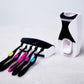 Automatic Hands-Free Wall Mounted Toothpaste Dispenser Squeezer with 5-Hole Toothbrush Holder