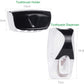 Automatic Hands-Free Wall Mounted Toothpaste Dispenser Squeezer with 5-Hole Toothbrush Holder