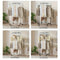 360 Rotating Hexagon Cloth Drying Rack with Wheel