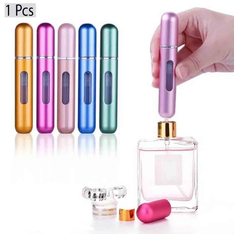 Portable Mini Refillable Perfume Bottle with Spray